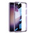 Samsung Galaxy S24+ GKK Plating Transparent TPU Phone Case, Without pen - Purple