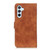 Samsung Galaxy S24+ KHAZNEH Retro Texture Horizontal Flip Leather Phone Case - Brown