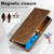 Samsung Galaxy S24+ LC.IMEEKE RFID Anti-theft Leather Phone Case - Brown