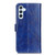 Samsung Galaxy S24+ Retro Crazy Horse Texture Leather Phone Case - Blue