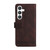 Samsung Galaxy S24+ Skin Feel Life Tree Metal Button Leather Phone Case - Brown