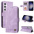 Samsung Galaxy S24+ Skin Feel Life Tree Metal Button Leather Phone Case - Purple