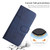 Samsung Galaxy S24+ Stitching Calf Texture Buckle Leather Phone Case - Blue