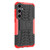 Samsung Galaxy S24+ Tire Texture TPU + PC Phone Case with Holder - Red