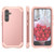 Samsung Galaxy S24 5G 3 in 1 Silicone Hybrid PC Shockproof Phone Case - Rose Gold Samsung Galaxy S24 5G 3 in 1 Silicone Hybrid PC Shockproof Phone Case - Rose Gold