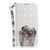 Samsung Galaxy S24 5G 3D Colored Horizontal Flip Leather Phone Case - Pug