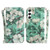 Samsung Galaxy S24 5G 3D Colored Horizontal Flip Leather Phone Case - Watercolor Flower