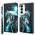 Samsung Galaxy S24 5G 3D Painting Pattern Flip Leather Phone Case - Wolf