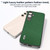 Samsung Galaxy S24 5G ABEEL Black Edge Genuine Leather Mino Phone Case - Green