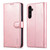Samsung Galaxy S24 5G AZNS Skin Feel Calf Texture Flip Leather Phone Case - Rose Gold Samsung Galaxy S24 5G AZNS Skin Feel Calf Texture Flip Leather Phone Case - Rose Gold