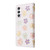 Samsung Galaxy S24 5G Bronzing Painting RFID Leather Case - Bloosoming Flower