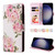 Samsung Galaxy S24 5G Bronzing Painting RFID Leather Case - Rose Flower