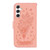 Samsung Galaxy S24 5G Butterfly Rose Embossed Leather Phone Case - Pink Samsung Galaxy S24 5G Butterfly Rose Embossed Leather Phone Case - Pink