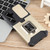 Samsung Galaxy S24 5G Camera Shield Card Slot PC+TPU Phone Case - Gold Samsung Galaxy S24 5G Camera Shield Card Slot PC+TPU Phone Case - Gold