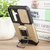 Samsung Galaxy S24 5G Camera Shield Card Slot PC+TPU Phone Case - Gold Samsung Galaxy S24 5G Camera Shield Card Slot PC+TPU Phone Case - Gold
