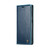 Samsung Galaxy S24 5G CaseMe 003 Crazy Horse Texture Flip Leather Phone Case - Blue Green