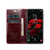 Samsung Galaxy S24 5G CaseMe 003 Crazy Horse Texture Flip Leather Phone Case - Mulberry Red