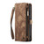 Samsung Galaxy S24 5G CaseMe 008 Detachable Multifunctional Leather Phone Case - Brown