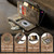 Samsung Galaxy S24 5G CaseMe C30 Card Slots Zipper Wallet Leather Phone Case - Brown