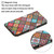 Samsung Galaxy S24 5G Colored Drawing Pattern Leather Phone Case - Ethnic Style
