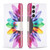 Samsung Galaxy S24 5G Colored Drawing Pattern Leather Phone Case - Sun Flower