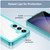 Samsung Galaxy S24 5G Colorful Series Acrylic + TPU Phone Case - Transparent Blue