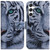 Samsung Galaxy S24 5G Coloured Drawing Flip Leather Phone Case - Tiger