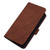 Samsung Galaxy S24 5G Crossbody 3D Embossed Flip Leather Phone Case - Brown
