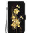 Samsung Galaxy S24 5G Crystal Texture Colored Drawing Leather Phone Case - Gold Butterfly Rose Samsung Galaxy S24 5G Crystal Texture Colored Drawing Leather Phone Case - Gold Butterfly Rose