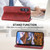 Samsung Galaxy S24 5G Cubic Grid Calf Texture Magnetic Leather Phone Case - Red