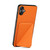Samsung Galaxy S24 5G Denior Imitation Calf Leather Back Phone Case with Holder - Orange