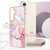 Samsung Galaxy S24 5G Electroplating Marble Dual-side IMD Phone Case - Rose Gold 005