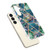 Samsung Galaxy S24 5G Electroplating Splicing Marble TPU Phone Case - Blue Green