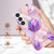 Samsung Galaxy S24 5G Electroplating Splicing Marble TPU Phone Case - Light Purple