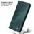 Samsung Galaxy S24 5G Fierre Shann Crocodile Texture Magnetic Genuine Leather Phone Case - Green