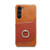 Samsung Galaxy S24 5G Fierre Shann Oil Wax Texture Genuine Leather Back Phone Case - Brown