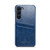Samsung Galaxy S24 5G Fierre Shann Oil Wax Texture Leather Phone Case with Card Slots - Blue