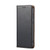 Samsung Galaxy S24 5G Fierre Shann PU Genuine Leather Texture Phone Case - Black