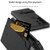 Samsung Galaxy S24 5G GKK Flip Wallet Leather Phone Case, Without Pen - Carbon Fiber Texture