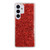 Samsung Galaxy S24 5G Glitter Sequins Epoxy TPU Phone Case - Red