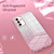 Samsung Galaxy S24 5G Gradient Glitter Powder Electroplated Phone Case - Silver