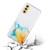 Samsung Galaxy S24 5G Hollow Marble Pattern TPU Phone Case - Yellow Samsung Galaxy S24 5G Hollow Marble Pattern TPU Phone Case - Yellow