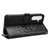 Samsung Galaxy S24 5G Honeycomb Dot Texture Leather Phone Case - Black