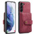 Samsung Galaxy S24 5G JEEHOOD RFID Blocking Anti-Theft Magnetic Phone Case - Red Samsung Galaxy S24 5G JEEHOOD RFID Blocking Anti-Theft Magnetic Phone Case - Red