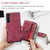 Samsung Galaxy S24 5G JEEHOOD RFID Blocking Anti-Theft Magnetic Phone Case - Red Samsung Galaxy S24 5G JEEHOOD RFID Blocking Anti-Theft Magnetic Phone Case - Red