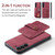 Samsung Galaxy S24 5G JEEHOOD RFID Blocking Anti-Theft Magnetic Phone Case - Red Samsung Galaxy S24 5G JEEHOOD RFID Blocking Anti-Theft Magnetic Phone Case - Red