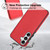 Samsung Galaxy S24 5G Leather Texture Full Coverage Phone Case - Red