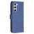 Samsung Galaxy S24 5G Magnetic Buckle Rhombus Texture Leather Phone Case - Blue Samsung Galaxy S24 5G Magnetic Buckle Rhombus Texture Leather Phone Case - Blue