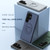 Samsung Galaxy S24 5G Magsafe Hidden Fold Holder Full Coverage Shockproof Phone Case - Grey