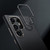 Samsung Galaxy S24 5G Magsafe Magnetic Plain Leather Phone Case - Black